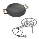 Kit Fogareiro 2 Em 1 35cm Zincado 029 E Disco Arado 38cm 059