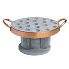 Kit Fondue Pedra Para Queijo e Fogareiro de Pedra Sabão 22cm Kit Fondue Pedra Para Queijo e Fogareiro de Pedra Sabão 22cm
