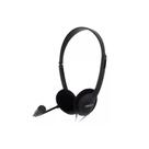Kit Fone De Ouvido Headset Office Microfone Call Center Atendente Home Bright 10 Unidades Cor:Preto