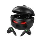 Kit Fones Bluetooth Gamer LED Case Capacete Futurista Neon