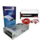 Kit fonte de alimentacao chaveada 12v 50a 600w + módulo ds800x4 taramps