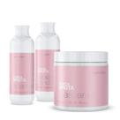 KIT FORÇA BRUTA SHAMPOO 250ml + BÁLSAMO CONDICIONANTE + MÁSCARA 500g