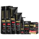 Kit Força com pimenta 7 itens 1 Shamp 1 Cond 350ml 1 Másc 250ml 1 Final 1 Loção 1 Dose 1 Suplem