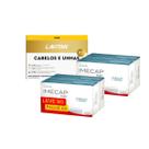 Kit Força Total: 2 Imecap Hair + 1 Lavitan Cabelos e Unhas