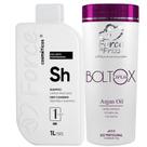 Kit Force Cosméticos Shampoo 1L Profissional Botox Capilar Argan 1kg