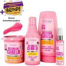 Kit Forever Liss Desmaia Cabelo Shampoo + Condicionador + Sérum e Máscara 350g
