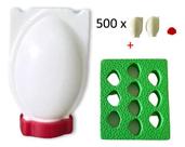 kit forma blister descartável p/ óvulos laboratorio 500 unid
