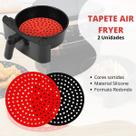 Kit Forma Cesto De Silicone Para Air Fryer Fritadeira Elétrica Micro-ondas - Escolha Seu Kit