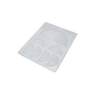 Kit forma de acetato arco iris cod 9385 com 5 unidades Bwb