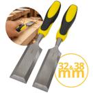 Kit Formão Madeira 32mm e 38mm Profissional Marceneiro Entalhe Esculpir Kit Formão Madeira 32mm e 38mm Profissional Marceneiro Entalhe Esculpir