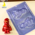 Kit Formas de Acetato de Natal Papei Noel Sinos Bota Kit Formas de Acetato de Natal Papei Noel Sinos Bota