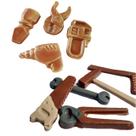 Kit Formas de Acetato pra Chocolate Ferramentas Furadeira Alicate