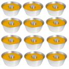 Kit Formas de Alumínio 300ml para Bolo e Pudim com Cone Central opções 2, 6 ou 12 Unidades festa junina copa Brasil Uni