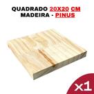 Kit Formas Quadradas de Madeira 20x20cm