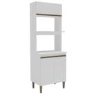 Kit Forno e Micro-Ondas Mademovel 2416 Margarida 3 Portas 200,5x70x51cm