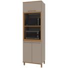 Kit Forno e Microondas Indekes 6227.1 Damasco 3 Portas MDP 228 x 70 x 52cm