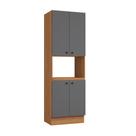 Kit Forno Kappesberg Pixel 4 Portas Canela/Cinza Sagrado 70cm