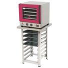 Kit - Forno Turbo Elétrico Fast Oven PRP-004 220V Vermelho + Bancada + 4 Assadeiras - Progás
