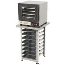 Kit - Forno Turbo Elétrico Fast Oven PRP-004 Plus 127V Preto + Bancada + 8 Assadeiras - Progás