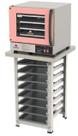 Kit - Forno Turbo Elétrico Fast Oven PRP-004 Plus 127V Rosa + Bancada MES-004 + 8 Assadeiras - Progás