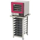 Kit - Forno Turbo Elétrico Fast Oven PRP-004 Plus 127V Vermelho + Bancada + 8 Assadeiras - Progás Kit - Forno Turbo Elétrico Fast Oven PRP-004 Plus 127V Vermelho + Bancada + 8 Assadeiras - Progás