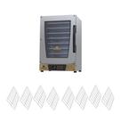 Kit Forno Turbo Elétrico Profissional Digital Prp-008 Plus 220v Dourado + 8 Grades - Progás Kit Forno Turbo Elétrico Profissional Digital Prp-008 Plus 220v Dourado + 8 Grades - Progás