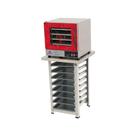 Kit - Forno Turbo Prp-004 Plus Digital 220v Vermelho + Bancada Mes-004 + 8 Assadeiras - Progás
