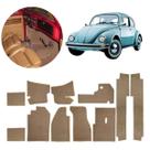 Kit Forração Assoalho Fusca 1970 a 1995 11pçs Completo Carpete Bege
