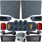 Kit Forro+maçaneta+manivela+trava+bolsa Ford Cargo Até 11