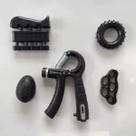 Kit Fortalecedor De Mãos E Dedos Com Resistência Ajustável 5 Peças Reforçado Mobilidade