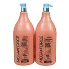 Kit Fortificante Capilar Mega Force Life Hair 2,5Litros (Sh + Cond)