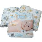 Kit Fralda 15 Unidades 65cm x 65cm Carícia Baby - Menino Kit Fralda 15 Unidades 65cm x 65cm Carícia Baby - Menino