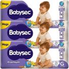 Kit Fralda Babysec Premium com 3 Pacotes Proteção e Conforto Garantidos Kit Fralda Babysec Premium com 3 Pacotes Proteção e Conforto Garantidos