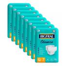 Kit Fralda Bigfral Clássica G C/8 pacotes de 7 Lâminas Cada