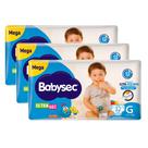 Kit Fralda Descartável Babysec Galinha Pintadinha Ultrasec Mega G 32 Tiras - 3 Unidades Kit Fralda Descartável Babysec Galinha Pintadinha Ultrasec Mega G 32 Tiras - 3 Unidades