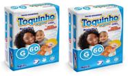 Kit Fralda Descartável Toquinho de Gente Basic Plus Tamanho G - 120 Tiras