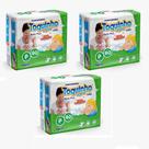 Kit Fralda Descartável Toquinho de Gente Basic Plus Tamanho P - 240 Tiras