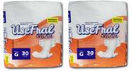 Kit Fralda Geriátrica Descartável UseFral Tamanho G - 60 Unidades