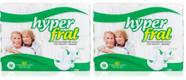 Kit Fralda Geriátrica Hyper Fral Tamanho M - 100 UNIDADES