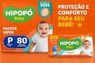 Kit Fralda Hipopó Tam P + Toalha Umedecida Hipopo c/ 50 Kit Fralda Hipopó Tam P + Toalha Umedecida Hipopo c/ 50