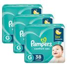 KIt Fralda Pampers Confort Sec Tamanho G com 114 Unidades KIt Fralda Pampers Confort Sec Tamanho G com 114 Unidades