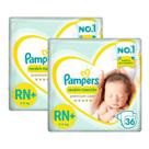 Kit Fralda Pampers Premium Care Recém Nascido Plus com 72 unidades - 3 à 6 Kg Kit Fralda Pampers Premium Care Recém Nascido Plus com 72 unidades - 3 à 6 Kg