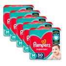 Kit Fralda Pampers SuperSec Médio Com 150 Unidades