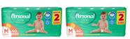 Kit Fralda Personal Baby Protect & Sec Mega - Tam M - 80 unidades - ATACADO BARATO