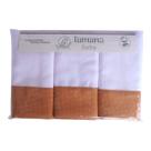 Kit Fraldas 03 Peças Barra De Tecido Luxo Pinte E Borde Tamanho 70Cm X 70Cm Ref. 001D Tema:Caramelo Poa Kit Fraldas 03 Peças Barra De Tecido Luxo Pinte E Borde Tamanho 70Cm X 70Cm Ref. 001D Tema:Caramelo Poa
