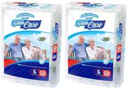 Kit Fraldas Geriatricas Descartáveis Estilo Care Tamanho G - 100 Unidades