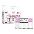 Kit Francesinha Unhas Clássicas 4 Esmaltes Efeito Gel Seca sem Cabine Bella Brazil 828 829 323 334