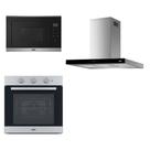 Kit franke coifa de ilha linea 90cm, cooktop por indução, microondas 25 litros, forno elétrico 71 litros 220v Kit franke coifa de ilha linea 90cm, cooktop por indução, microondas 25 litros, forno elétrico 71 litros 220v