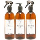 Kit Frasco Ambar Minimalista Recipiente Dispenser Refil Luxo Kit Frasco Ambar Minimalista Recipiente Dispenser Refil Luxo