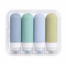 Kit Frascos Para Viagens Porta Shampoo Pote Silicone 90 Ml